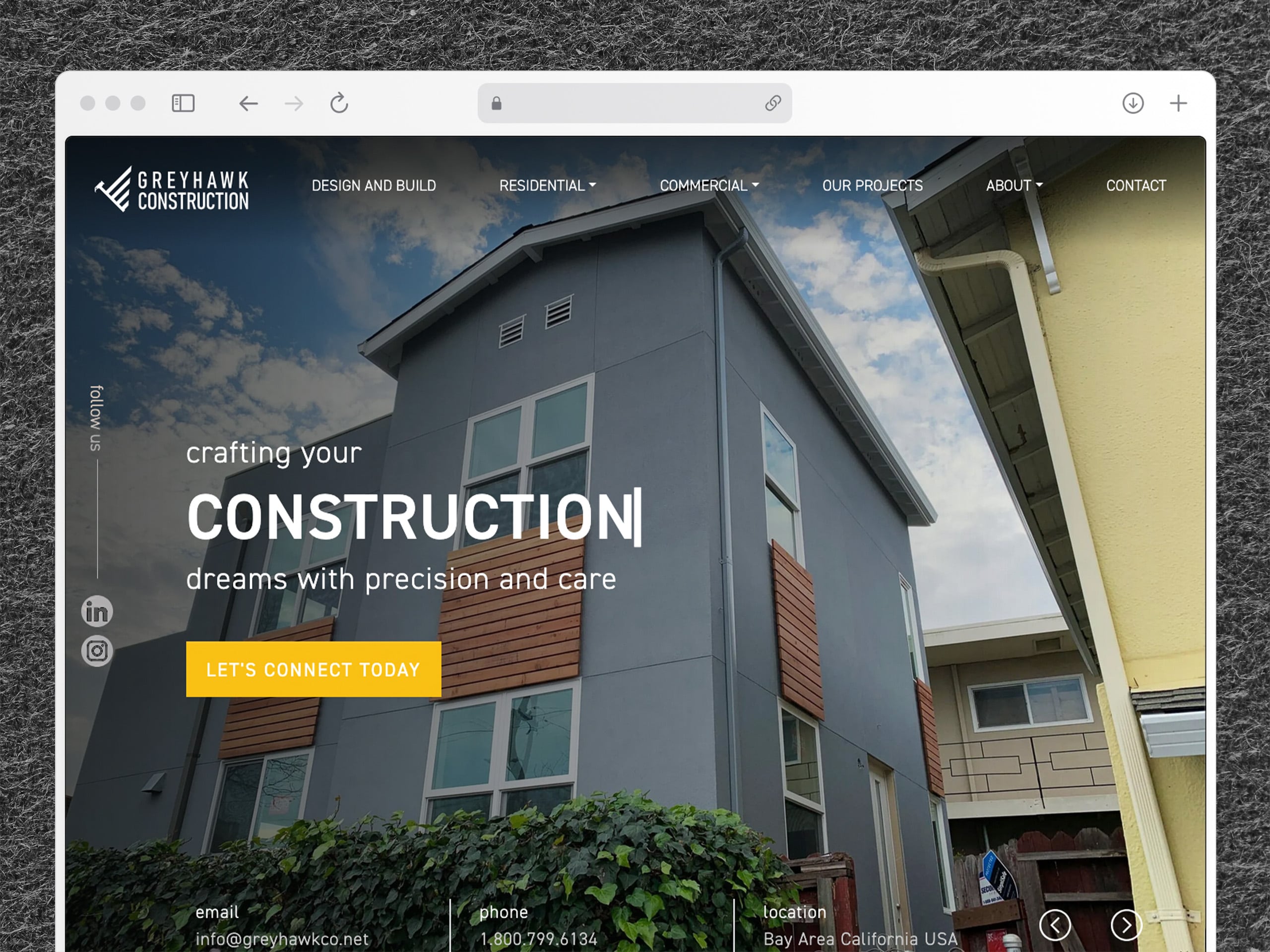 Greyhawk Construction website