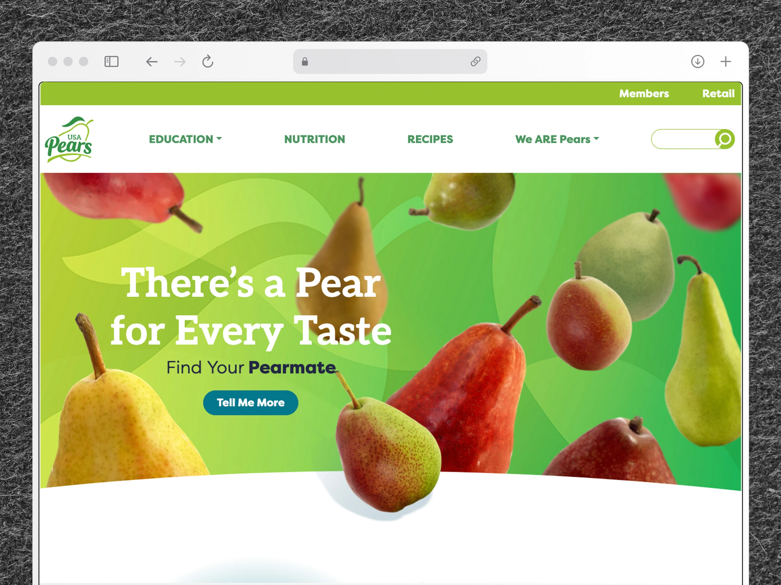 USA Pears Website